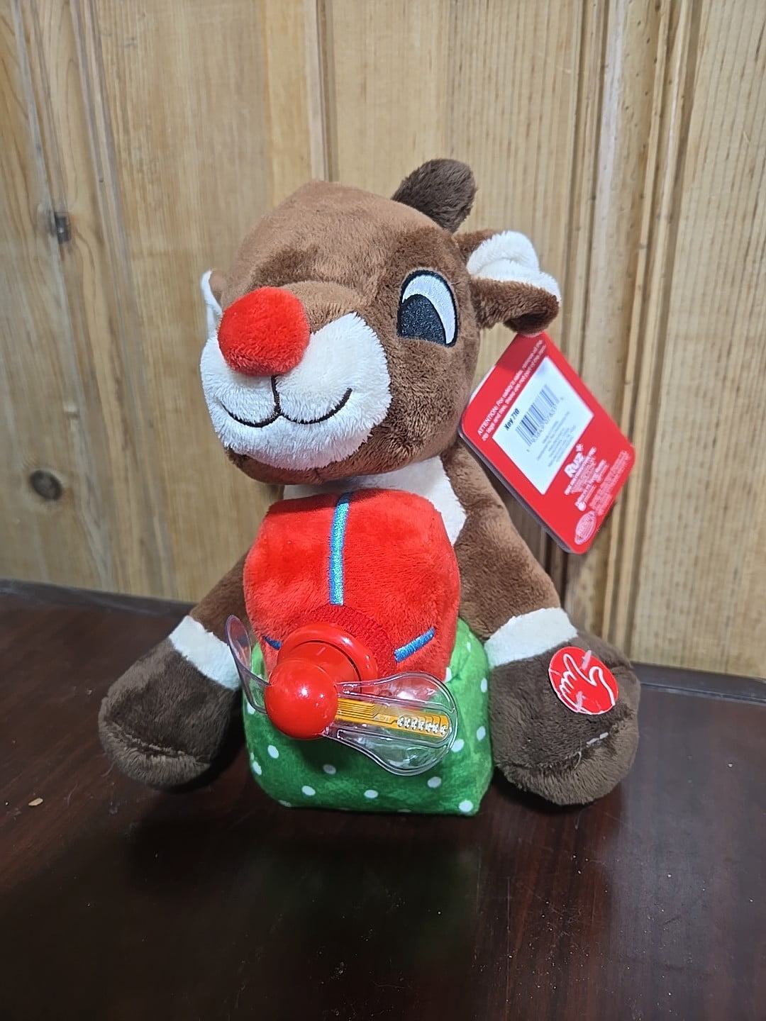 Gemmy 266754 Animated Plush Talking Santa Holiday Figures - Grinch