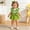 e-152Green71, variant on Girls Sleeveless Floral Bowknot Romper Bodysuits Dress Headbands Set O-Neck Infant Trendy Back To School Onesie