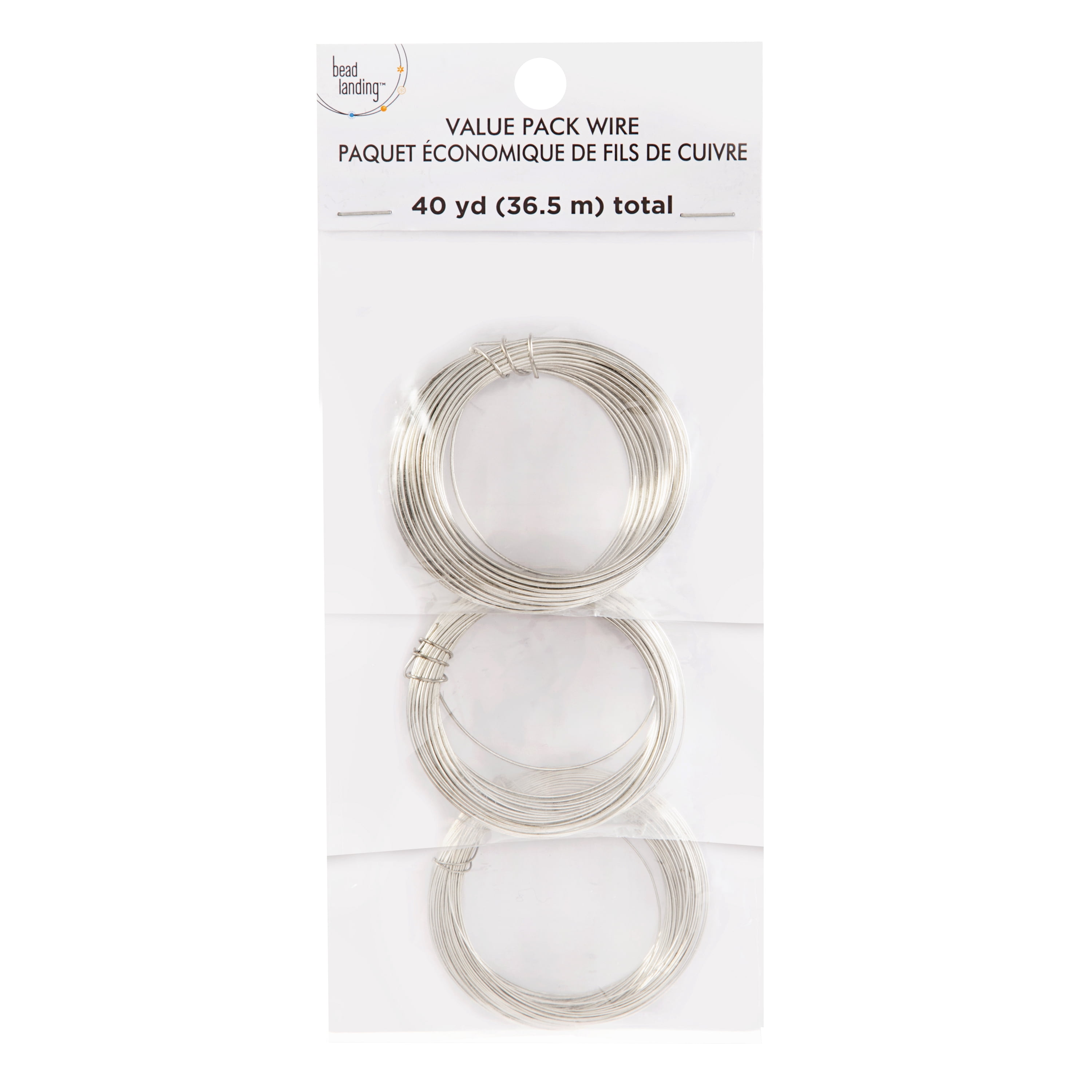 6 Packs: 3 ct. (18 total) Silver Wire Value Pack by Bead Landing