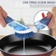 thumbnail image 3 of Soap Dispensing Dish Brush Set, Kitchen Scrub Brush with Soap Dispenser, Washing up Brush, 3 of 4