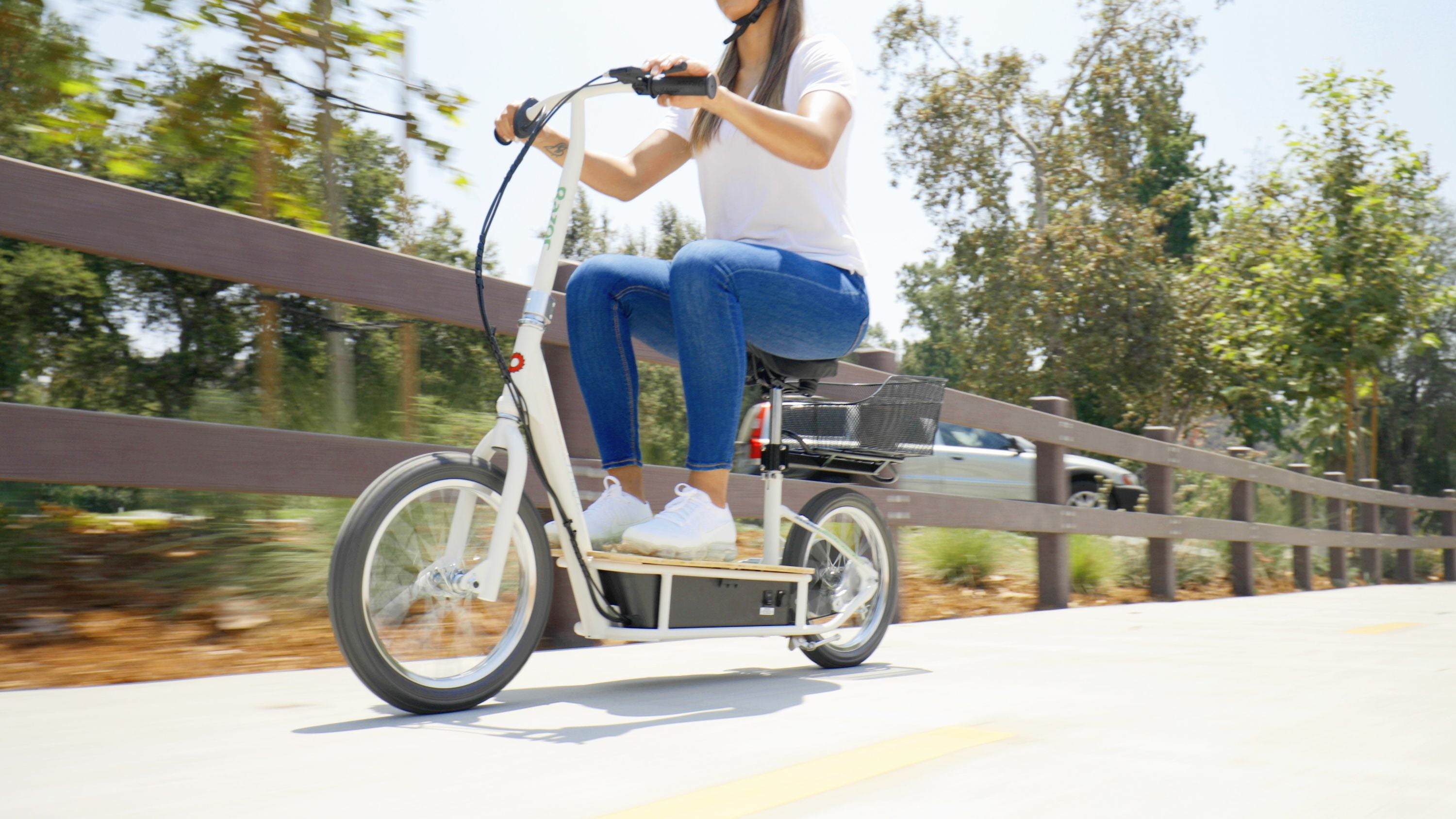 Razor EcoSmart Metro Electric Economical Green Scooter with Seat
