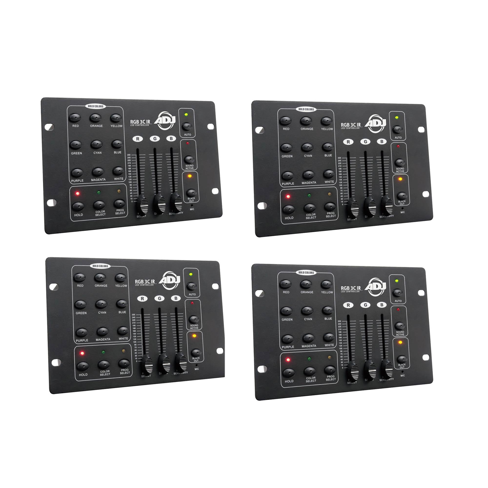 American DJ Compact 3Channel RGB LED Effect DMX Lighting Controller (4