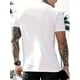 thumbnail image 2 of Scribble Print T Shirt, Tees For Men, Casual Short Sleeve T-shirt For Summer, 2 of 5