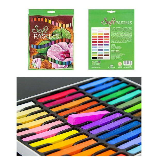 Mont Marte Soft Pastels 36 Colours Box Set Colored Pencil For Beginners