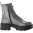 thumbnail image 6 of Guess Womens Fearne Faux-Leather Platform Combat & Lace-up Boots, 6 of 8
