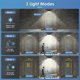 thumbnail image 5 of Luces solares para exteriores APILAB 418 LED, paquete de 6 unidades, IP65, impermeables, 5 of 6