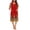 Ethnic Red, variant on Ekouaer House Dresses for Women with Pockets Button Down Nightgowns Plus Size Moo Moos Mumu Dresses