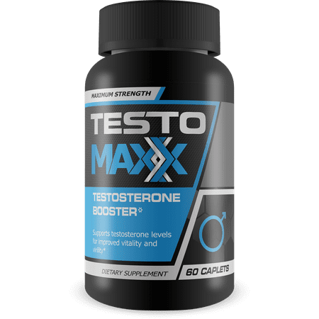Testo Maxx - All Natural Testosterone Booster - Burn Fat, Build Lean Muscle, And Improve Performance - 60