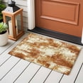 thumbnail image 4 of Rectangle Area Rugs 2 x 3 Ft, Brown Ombre Non-Slip Residential Carpet, Gradient Abstract Art Vintage Indoor Crawling Mats Runner Rugs for Living Room/Dining Room/Bedroom, 4 of 8