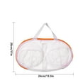 thumbnail image 3 of cpengpj Bra Washing Bags for Delicate Lingerie, 3-Pack Heavy Duty Mesh Laundry Bags with Zipper, Anti-Deformation Garment Protector for Front Load Washers and Hand Wash (White), 3 of 5