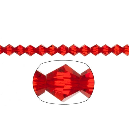 Bicone Crystal Beads Red Faceted xilion Crystal For Jewelry Making mm