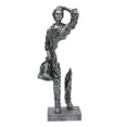 thumbnail image 1 of Figura creativa, estatua, adorno de escritorio, regalo para amigos, arte, escultura humana para la vida. Negro, 1 of 9