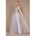 thumbnail image 4 of Dylan & Davids Long Jeweled Beaded Tulle Prom Dress, 4 of 7