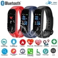 thumbnail image 2 of Bluetooth Smart Watch Waterproof Sports Wristband for Calories Counter Fitness Heart Rate Monitoring Pressure Tracker Bracelet Band for Men Women, 2 of 11