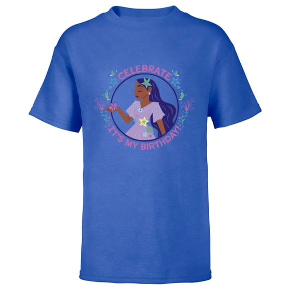 Disney Encanto Isabela Madrigal It’s My Birthday - Short Sleeve T-Shirt for Kids - Customized-Royal
