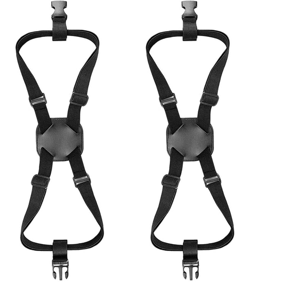 2-Pack Travel Luggage Bag Bungee Suitcase Adjustable Belt,Luggage Straps Suitcase Straps,Adjustable Portable Travel Luggage Accessories(2-Pack Black)