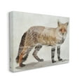 thumbnail image 4 of Stupell Woodland Nature Silhouette Fox Animals & Insects Painting Gallery Wrapped Canvas Print Wall Art, 4 of 5