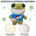 thumbnail image 3 of Juguetes De Peluche De Rana Lindo Muñeco De Peluche De Juguete Animal De Dibujos Animados Juguete Para Regalo Para Niños Niñas Amigos 11,8 Pulgadas Noticed FN006825-02, 3 of 6