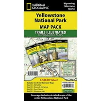 National Geographic Trails Illustrated M Yellowstone National Park [Map Pack Bundle], (Paperback)