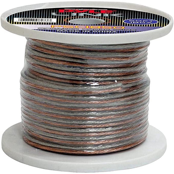 Pyle PSC1850 18-Gauge 50-Feet Spool of High-Quality Speaker Zip Wire (BLACK)