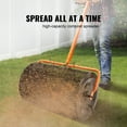 thumbnail image 6 of KFFKFF Peat Moss Distributor, Handle Height 24.4-25.6" Adjustable, 24" Width, Garden Soil Roller with Lateral Clasps, Durable Powder-Coated Steel Mesh, Ideal for Manure and Topsoil Distribution, 6 of 9