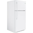 thumbnail image 2 of GE® 18 Cu. Ft. Top-Freezer Refrigerator White - GTS18FTLKWW, 2 of 4