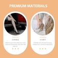 thumbnail image 2 of EeaseCA 2 Pair Toe Topper Half Socks Seamless Invisible Socks Invisible Forefoot Cushion Half Liner Socks With Non-skid Silicone Bottom for Women (Skin Color), 2 of 7