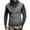 Gray, variant on Fall Winter Knit Turtleneck Sweater For Men Solid Color Cowl Neck Sweater Shawl Collar Pullover Sweater Casual Slim Button Textured Sweaters White