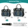 thumbnail image 4 of FORMRS Insulated Lunch Bag Unisex Large Capacity with Shoulder Strap, Shadowy Forest Pattern, 4 of 6