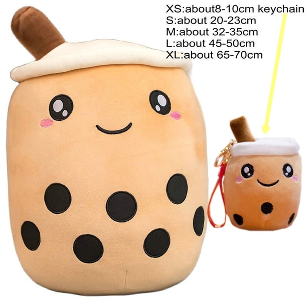 Cute Boba Milk Tea Plushie Toy Soft Stuffed Latte Americano Coffee Taste Milk Tea Hug Pillow Balls Bubo Tea Cup Cushion For Kids qym unisex