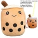 thumbnail image 1 of Cute Boba Milk Tea Plushie Toy Soft Stuffed Latte Americano Coffee Taste Milk Tea Hug Pillow Balls Bubo Tea Cup Cushion For Kids qym unisex, 1 of 2