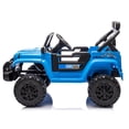 thumbnail image 4 of Arnahaishe 12V Electric Jeep Ride On Car with Parent Remote Control, Dual Drive, Bluetooth and MP3, Riding Toy Gift for Kids Aged 2-4, Blue, 4 of 12