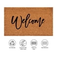 thumbnail image 3 of Calloway Mills Cursive Welcome Doormat, 24" x 48", 3 of 8