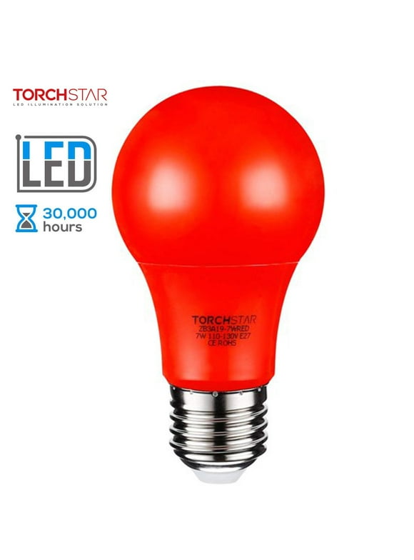 Red Light Bulbs in Colored Light Bulbs