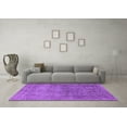 thumbnail image 3 of Ahgly Company Indoor Rectangle Oriental Purple Industrial Area Rugs, 2' x 4', 3 of 4