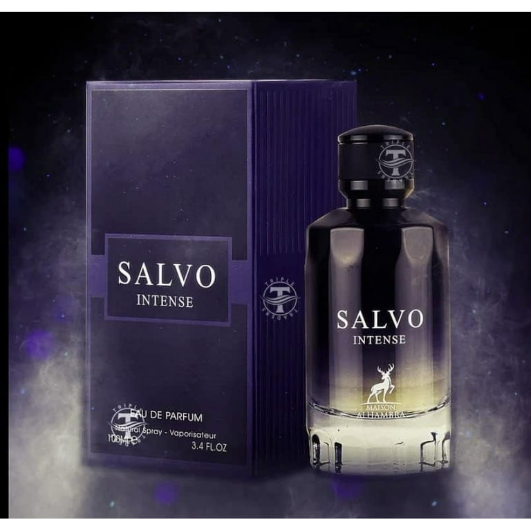新作モデル Maison Alhambra Salvo Intense Eau De Parfum Spray, 3.4 香水(男性用)