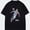 black, variant on Men's Black T-Shirt With Colorful Soccer Player Graphic And Kick It Into Gear Text For Sports And Casual Wear