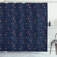 thumbnail image 1 of Ambesonne Astrology Shower Curtain, Galaxy Mystic Universe, 69"Wx75"L, Turquoise Dark Blue, 1 of 3