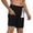 Black, variant on Mens Bosnian Flag Map Swimming Trunks with Compression Liner Beach Quick Dry Swim Shorts
