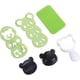 thumbnail image 1 of Molde para hacer sushi, molde para hacer bolas de arroz de 6 piezas, moldes de bolas de arroz, molde de bricolaje para restaurantes de sushi, hogar, camping, etc. 11 Feliz Sencillez, 1 of 5