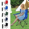 thumbnail image 4 of Portable Camping Chairs for Adults, Lightweight Folding Beach Chairs with Cup Holder Carry Bag, Compact Foldable Lawn Chair for Outdoor, Picnics, Fishing, Travel, Backyard, Hiking, and Sports Events, 4 of 4
