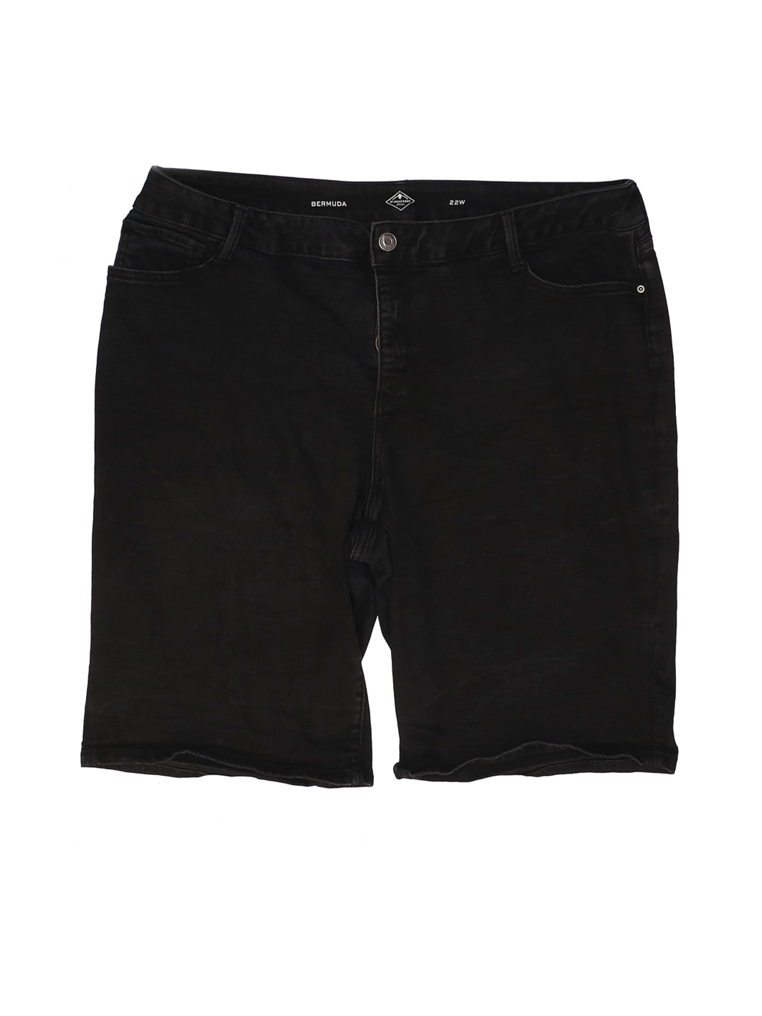 st john's bay womens jean shorts