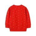 thumbnail image 4 of Cethrio Kids Girls Sweatshirts, Long Sleeve Cotton Printed Casual Spring Fall Tops Red Size 6 T, 4 of 6