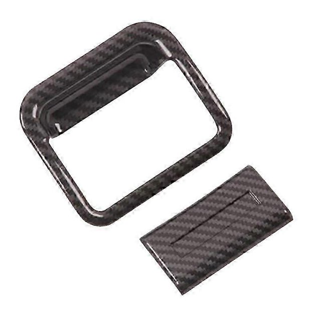 unique High qualityfor Navara NP300 2016-2021 Carbon Fibre Car Glove Box Handle Bowl Cover Trim Decor Accessories