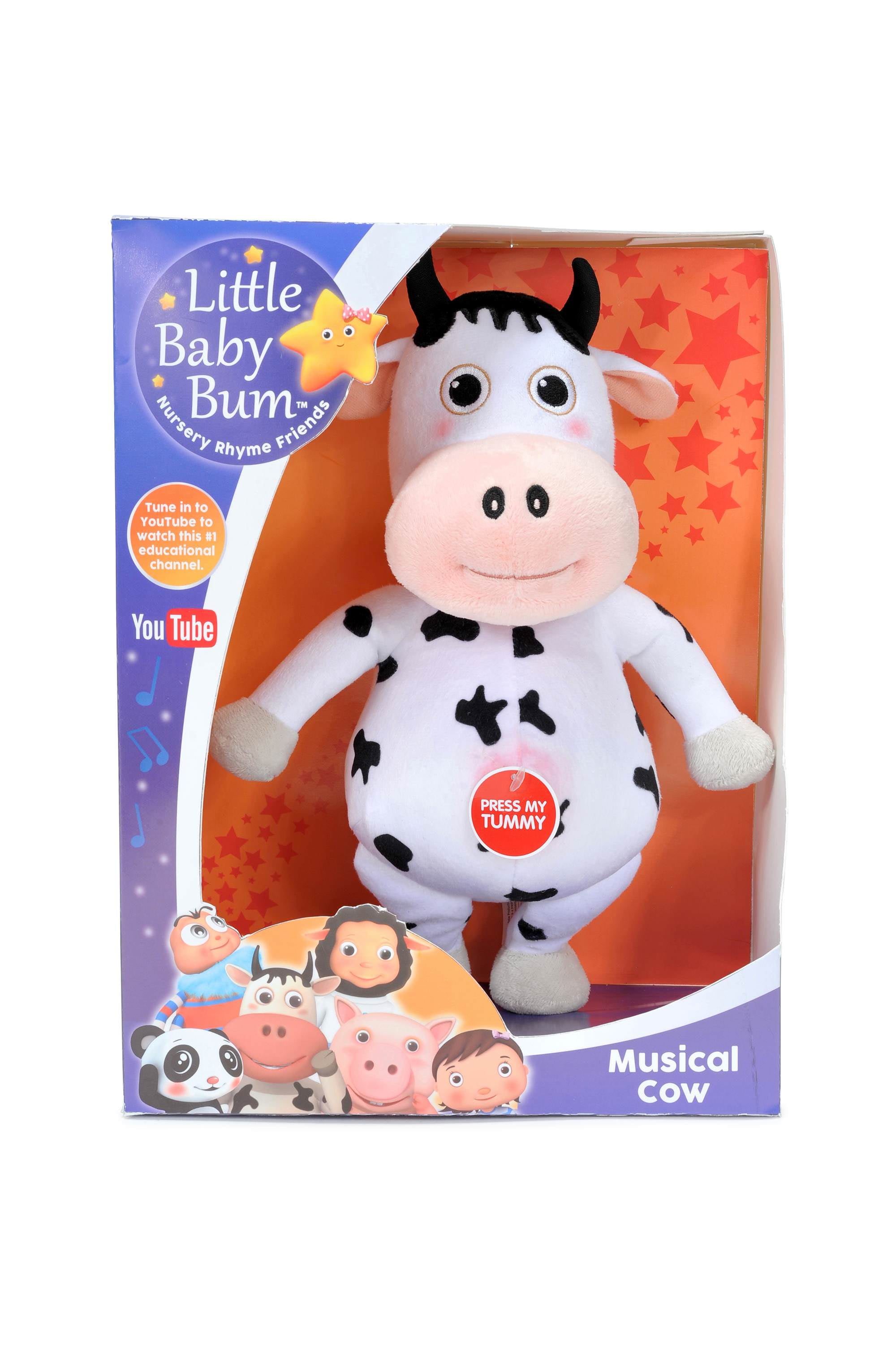 Little Baby Bum Official Plush Sheep Star Wheels on Bus Pig Cow Soft Toys 9" 