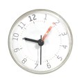 thumbnail image 2 of 1Pc Waterproof Suction Wall Clock Decorative Mini Clock Decor Anti-fog Wall Clock for Bathroom Kitchen Dining Room Without Battery, 2 of 8