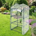 thumbnail image 2 of Portable Mini Greenhouse, Sturdy Construction with Strong And Practical Tunnel Design for Optimal Plant Protection, Ideal for Indoor and Outdoor Planting, 3 Layers, 2 of 5