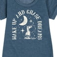 thumbnail image 3 of HYBRID APPAREL - Peanuts - Wake Up And Chase Dreams - Toddler & Youth Girls Fleece Dress, 3 of 5