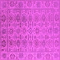 thumbnail image 1 of Ahgly Company Indoor Square Oriental Pink Industrial Area Rugs, 4' Square, 1 of 4