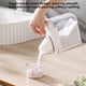 thumbnail image 4 of Moyic Caja de almacenamiento de alimentos de gran capacidad para el hogar, transparente, a prueba de humedad, organizador de granos de café Juegos de accesorios de baño 1800ml Tipo 2, 4 of 6
